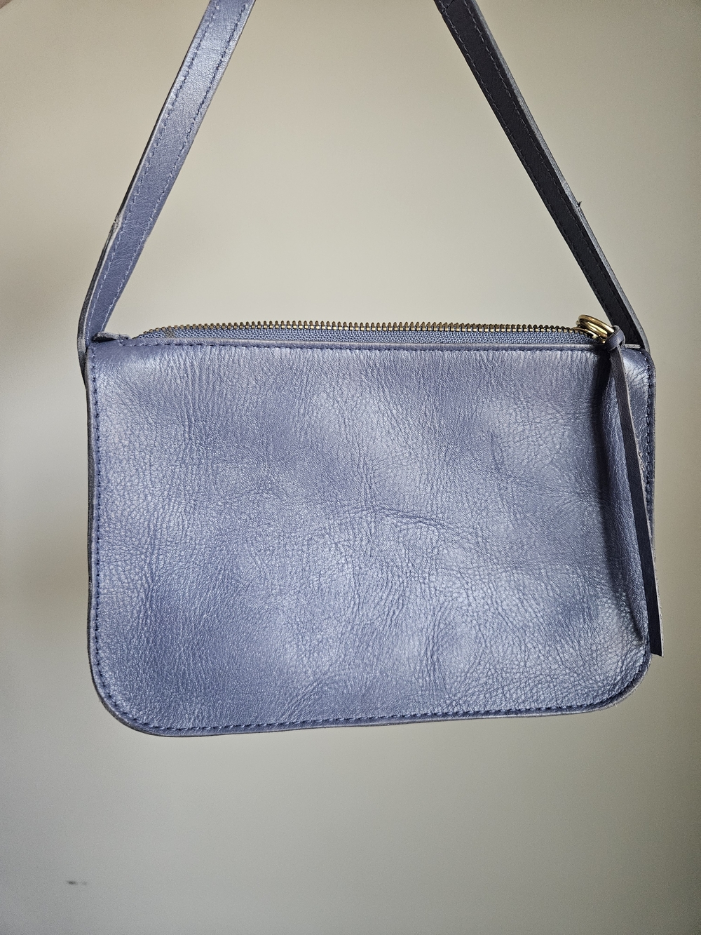 Madewell The Simple Crossbody Bag Sunfaded Indigo Leather